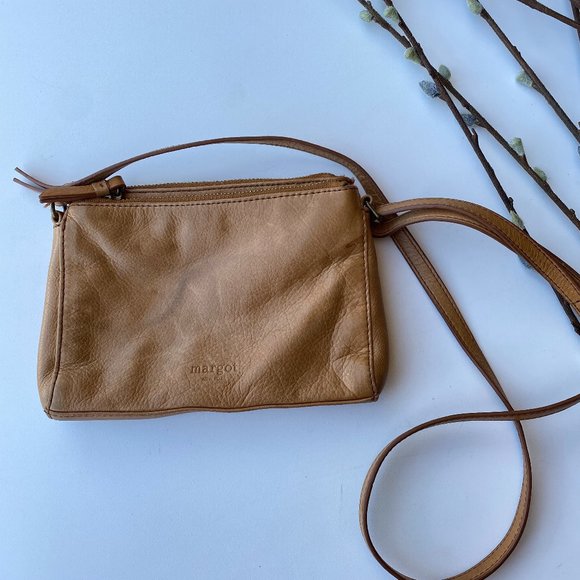margot Handbags - Margot New York Leather Small Crossbody Brown